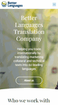 Mobile Screenshot of betterlanguages.com
